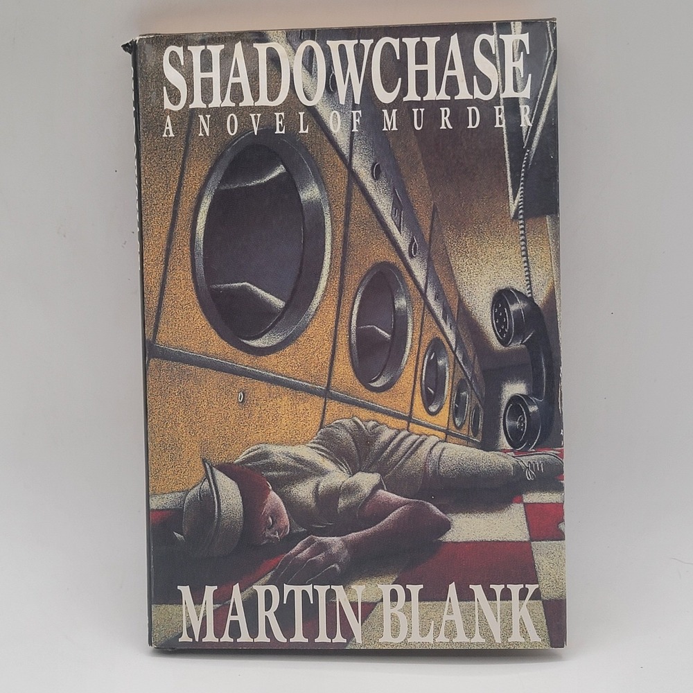 Martin Blank Shadowchase Hardcover 1st Edition Signed 1st Printing Mystery Good